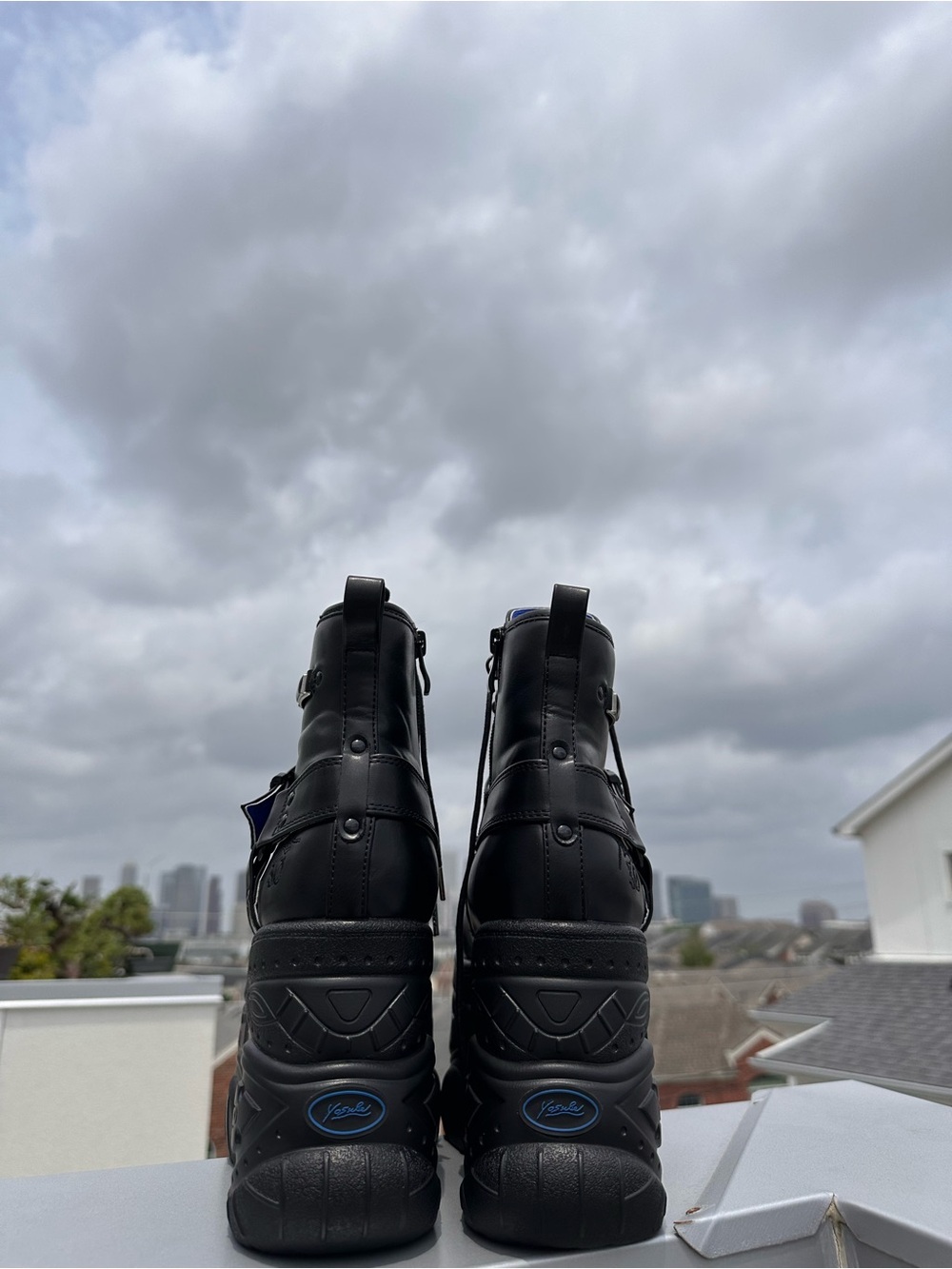 Japanese Black Platform Boots - Picture 3 of 11